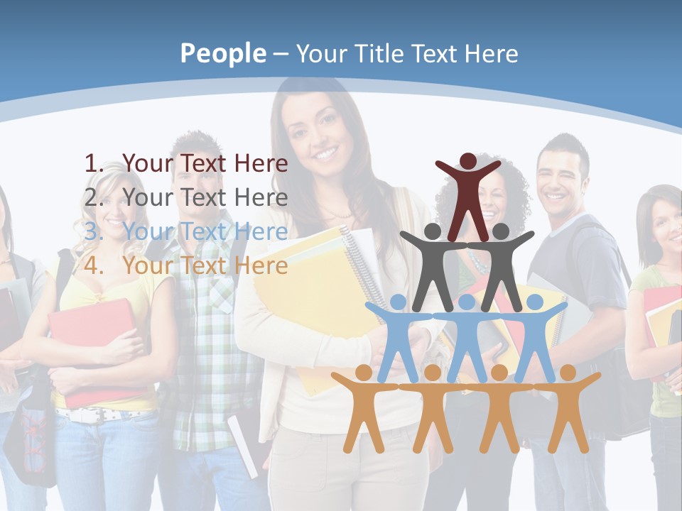 Educated Isolate Portrait PowerPoint Template