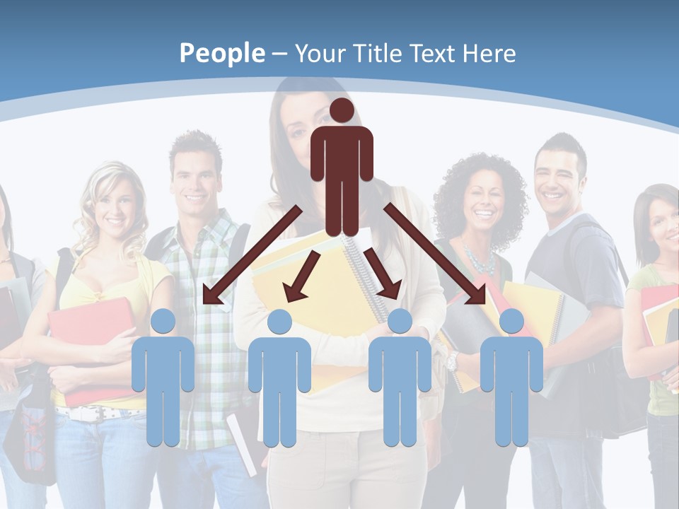 Educated Isolate Portrait PowerPoint Template