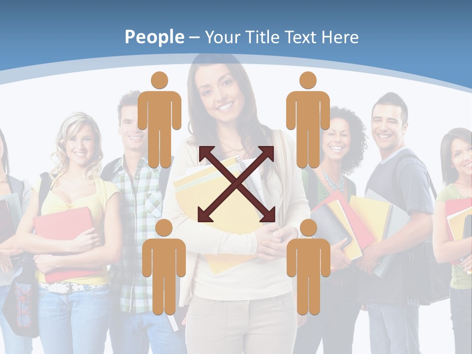 Educated Isolate Portrait PowerPoint Template