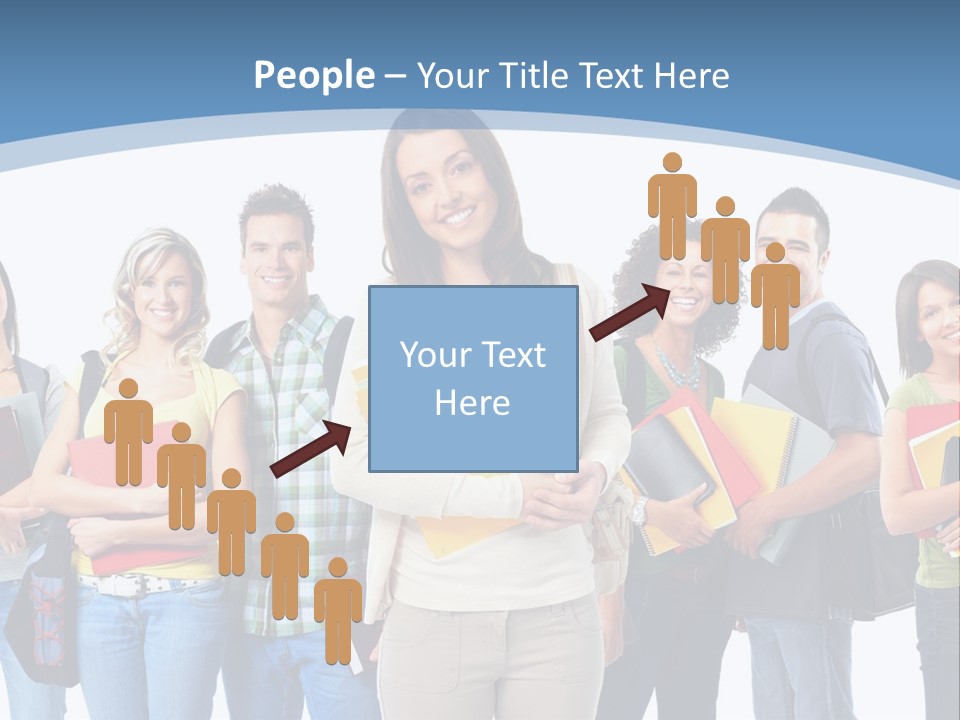 Educated Isolate Portrait PowerPoint Template