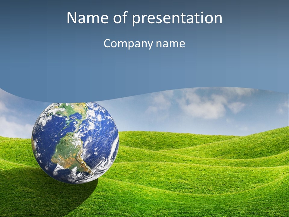 Planet Pristine Creative PowerPoint Template