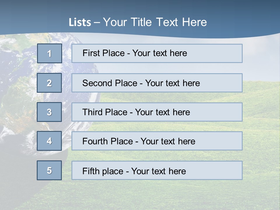 Planet Pristine Creative PowerPoint Template
