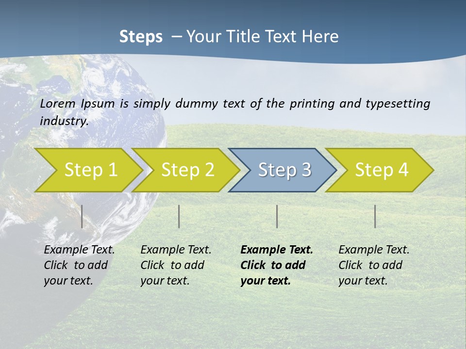 Planet Pristine Creative PowerPoint Template