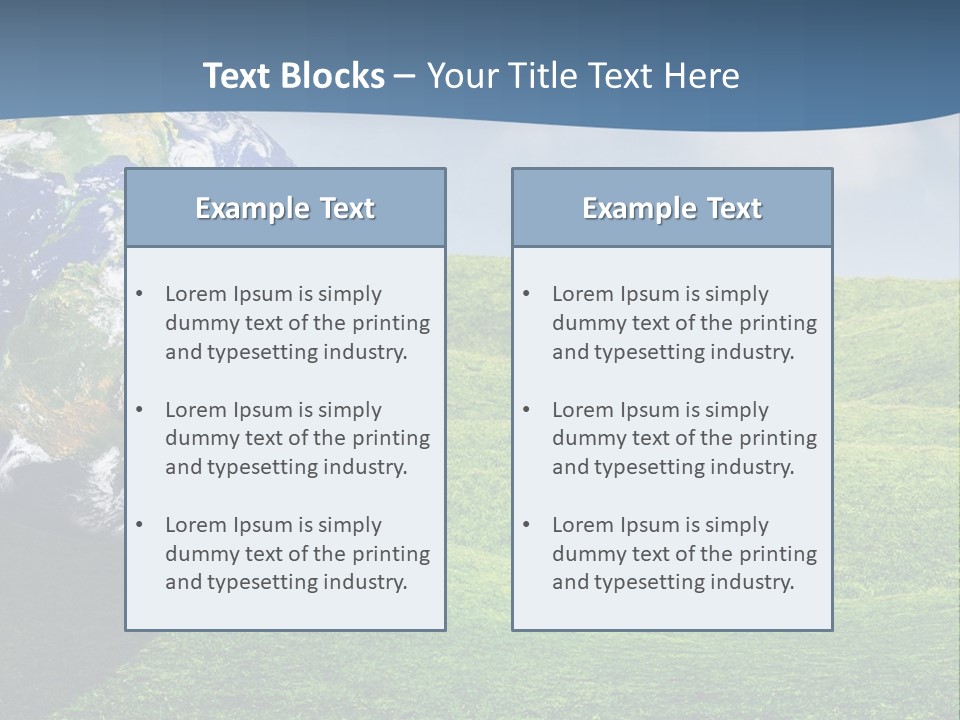 Planet Pristine Creative PowerPoint Template
