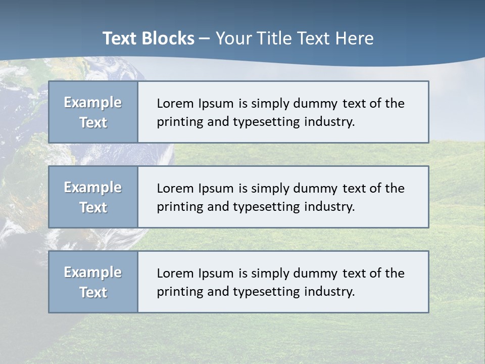 Planet Pristine Creative PowerPoint Template