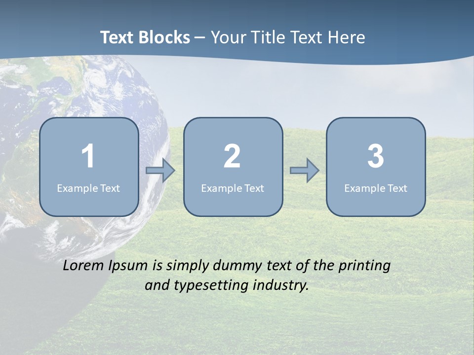 Planet Pristine Creative PowerPoint Template