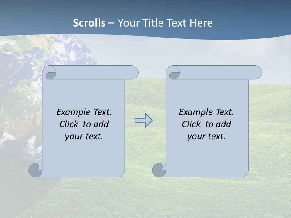 Planet Pristine Creative PowerPoint Template