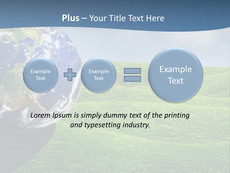 Planet Pristine Creative PowerPoint Template