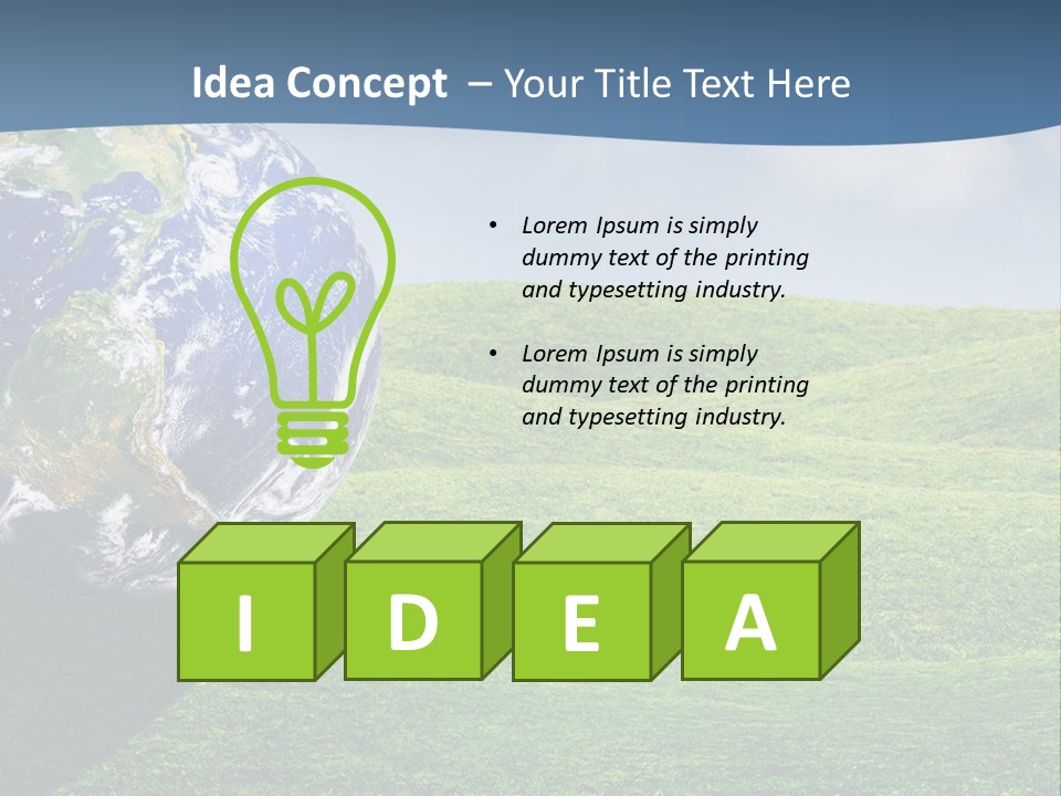 Planet Pristine Creative PowerPoint Template