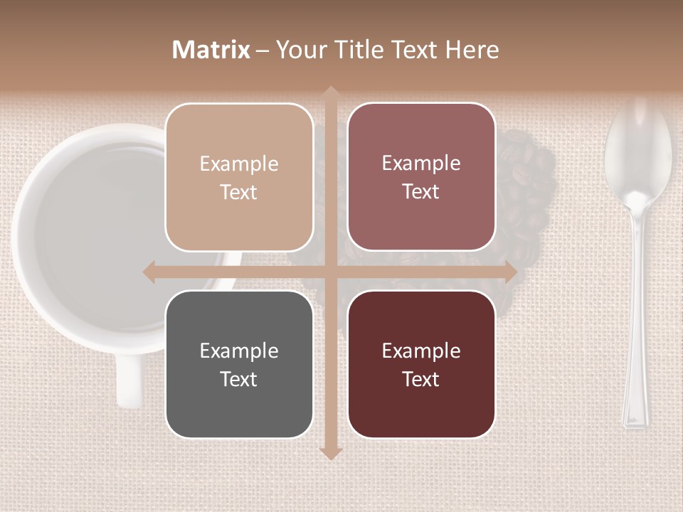 Cappuccino Espresso Black PowerPoint Template