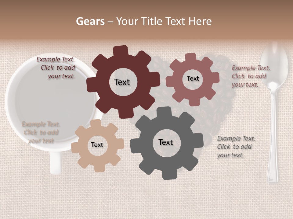 Cappuccino Espresso Black PowerPoint Template