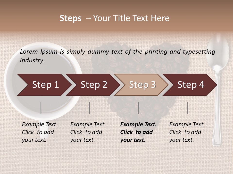 Cappuccino Espresso Black PowerPoint Template