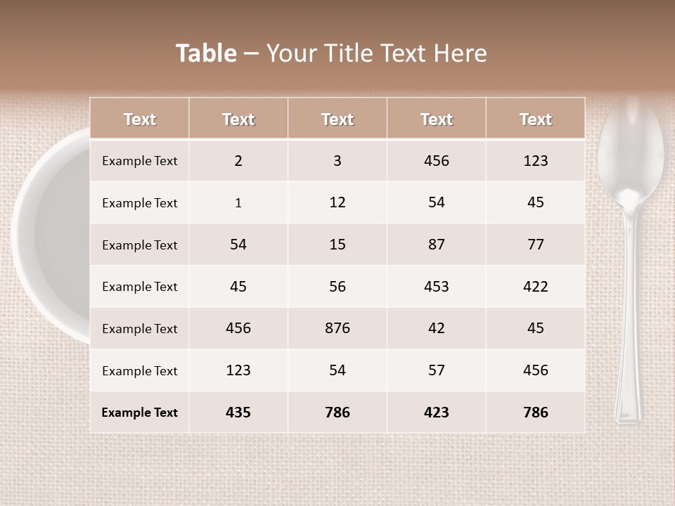 Cappuccino Espresso Black PowerPoint Template