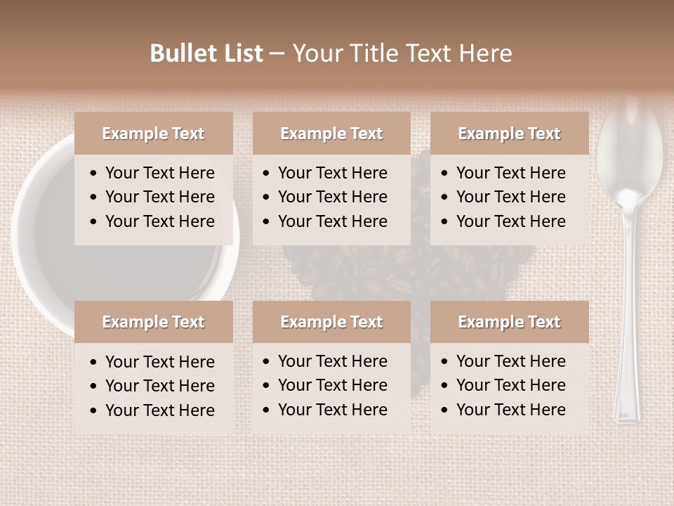 Cappuccino Espresso Black PowerPoint Template