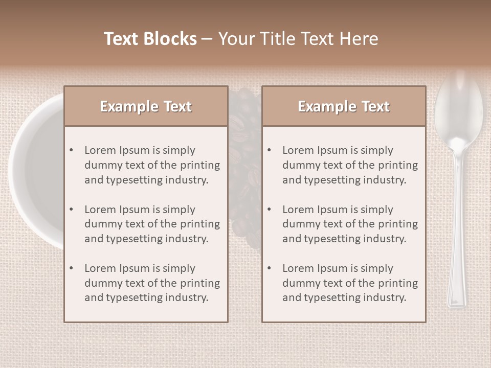Cappuccino Espresso Black PowerPoint Template