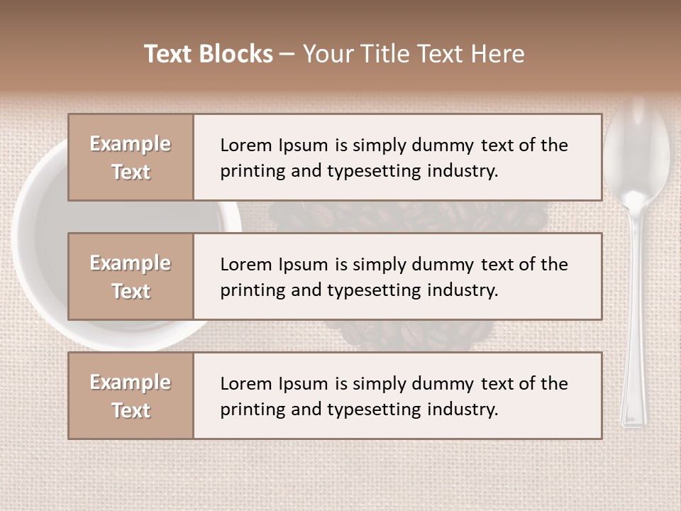 Cappuccino Espresso Black PowerPoint Template
