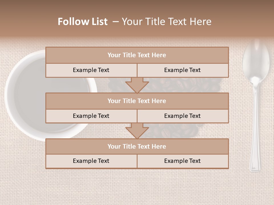 Cappuccino Espresso Black PowerPoint Template