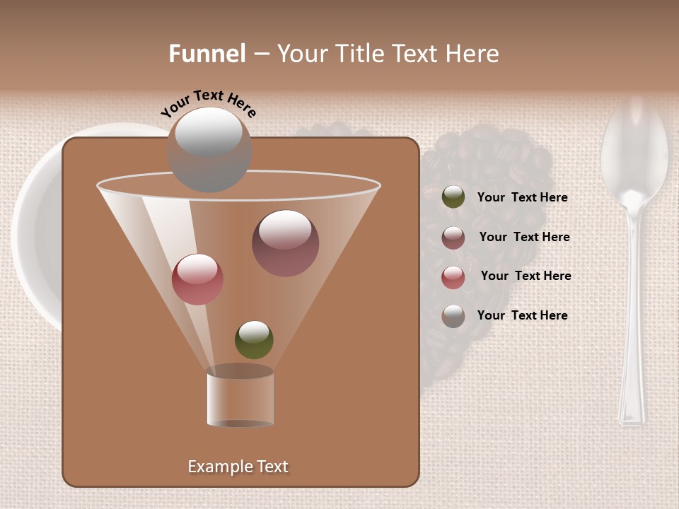 Cappuccino Espresso Black PowerPoint Template