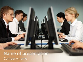 Group People Employee PowerPoint Template