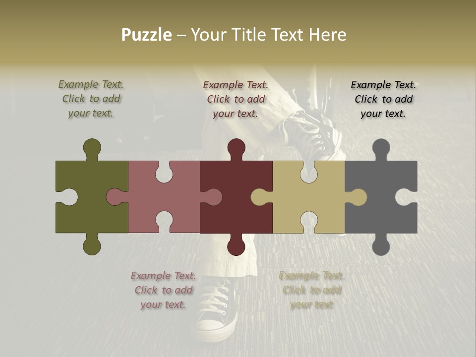 Retro Woman Person PowerPoint Template