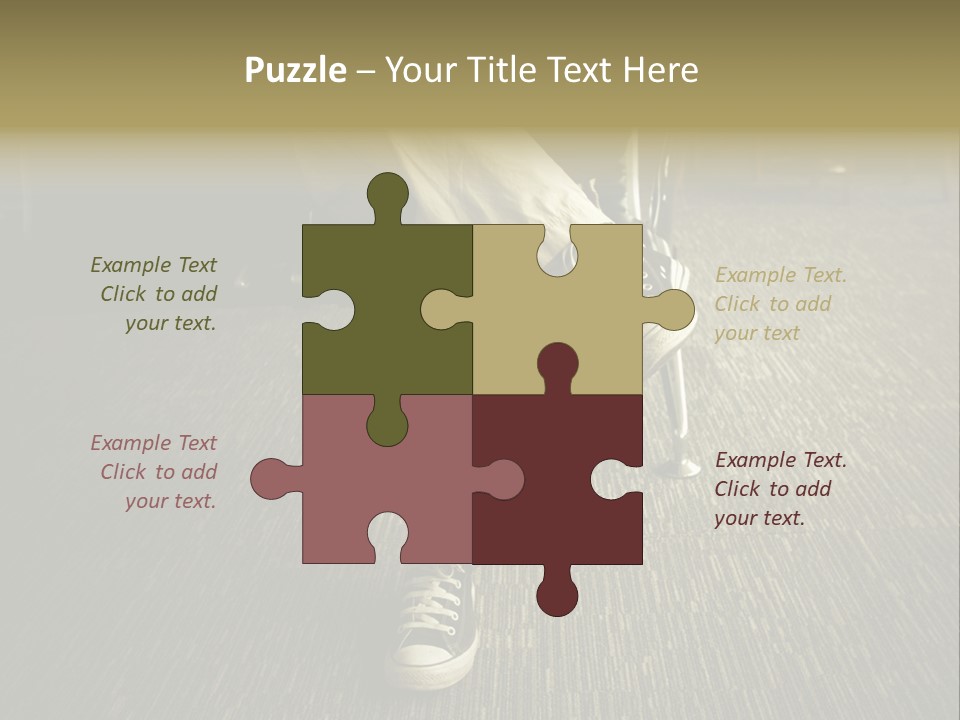 Retro Woman Person PowerPoint Template