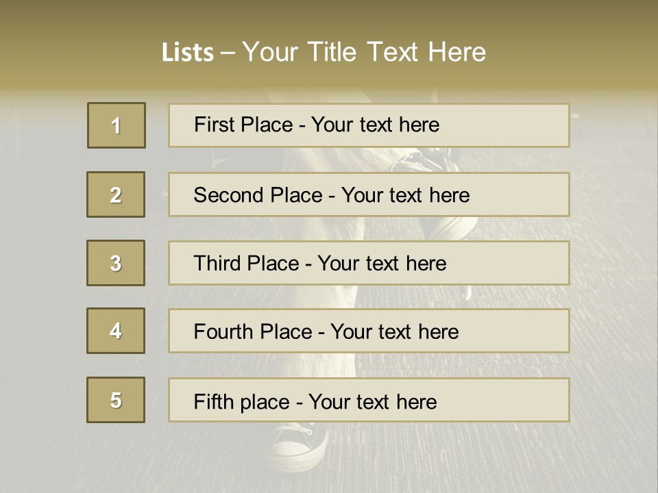 Retro Woman Person PowerPoint Template