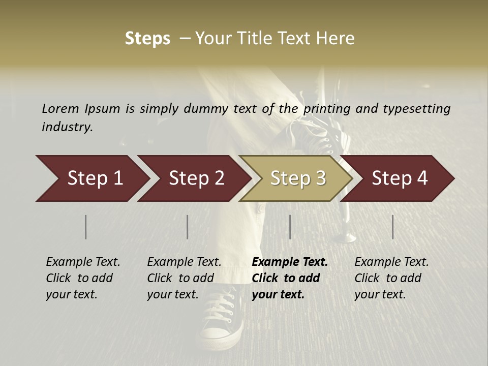 Retro Woman Person PowerPoint Template