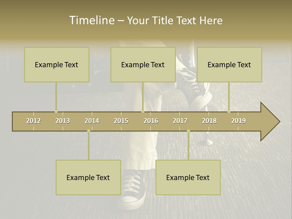 Retro Woman Person PowerPoint Template