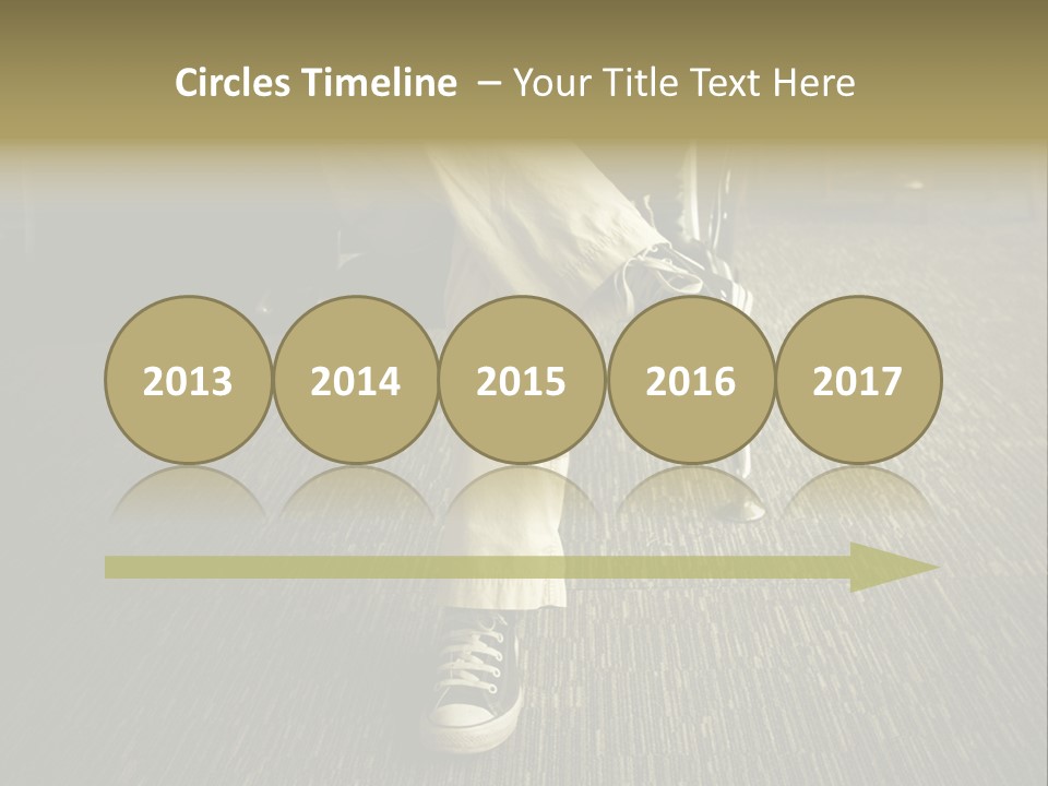 Retro Woman Person PowerPoint Template