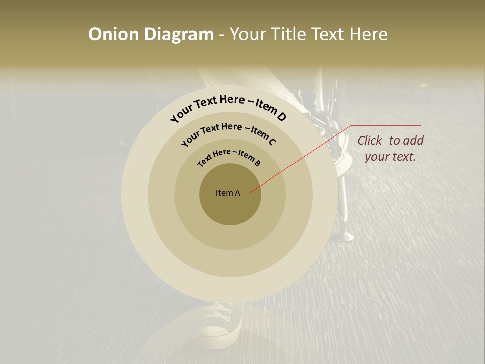 Retro Woman Person PowerPoint Template