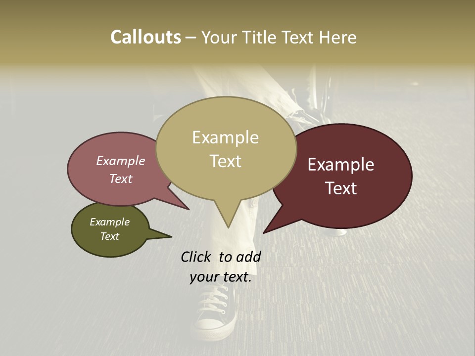 Retro Woman Person PowerPoint Template