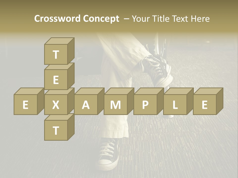 Retro Woman Person PowerPoint Template