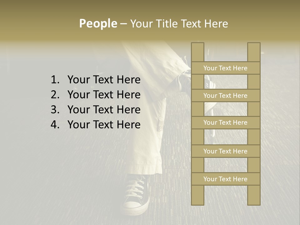 Retro Woman Person PowerPoint Template