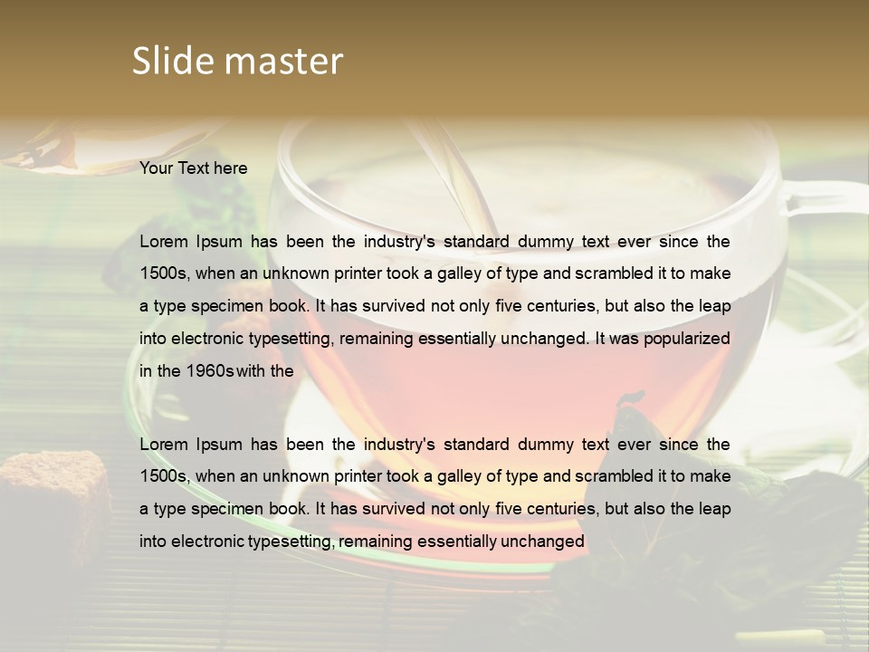 Aquarium Black Amazon PowerPoint Template