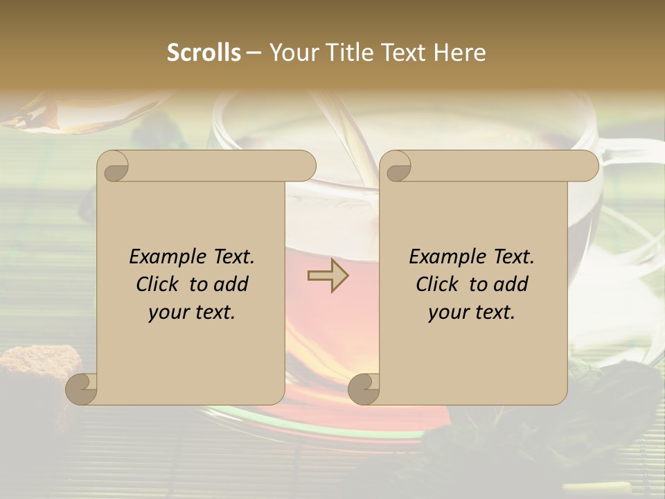Aquarium Black Amazon PowerPoint Template