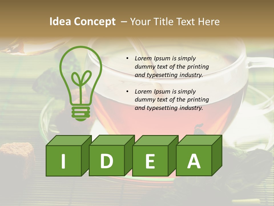 Aquarium Black Amazon PowerPoint Template