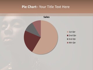 Facial Afro Black PowerPoint Template