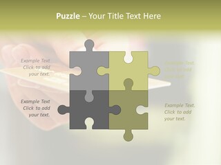 A Person Holding A Credit Card In Their Hand PowerPoint Template