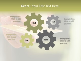 A Person Holding A Credit Card In Their Hand PowerPoint Template