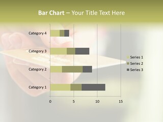 A Person Holding A Credit Card In Their Hand PowerPoint Template
