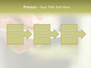 A Person Holding A Credit Card In Their Hand PowerPoint Template