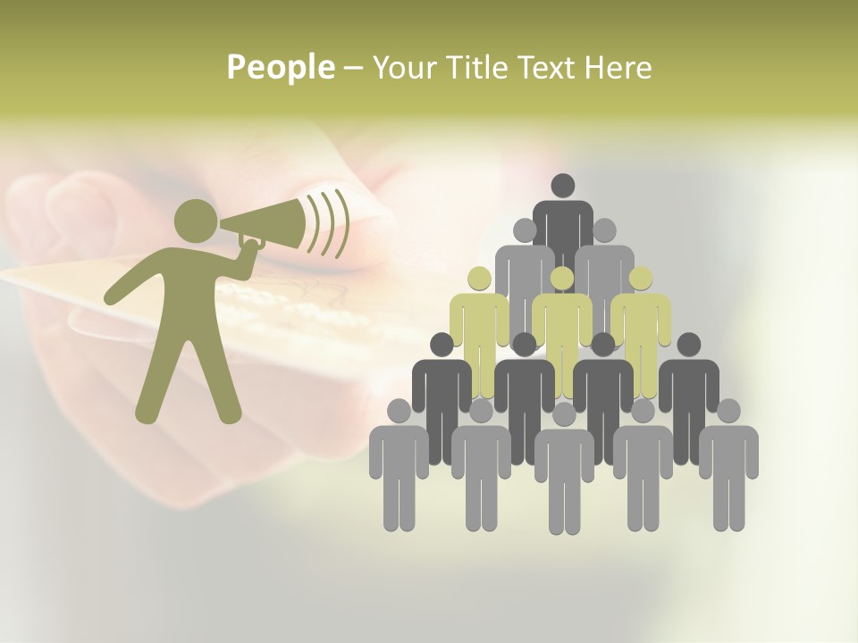 A Person Holding A Credit Card In Their Hand PowerPoint Template
