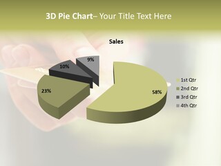 A Person Holding A Credit Card In Their Hand PowerPoint Template