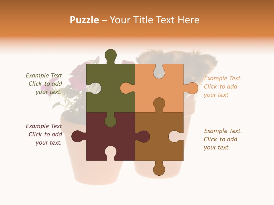 Creativity Hand Cake PowerPoint Template