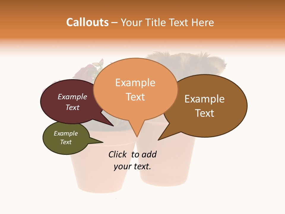 Creativity Hand Cake PowerPoint Template