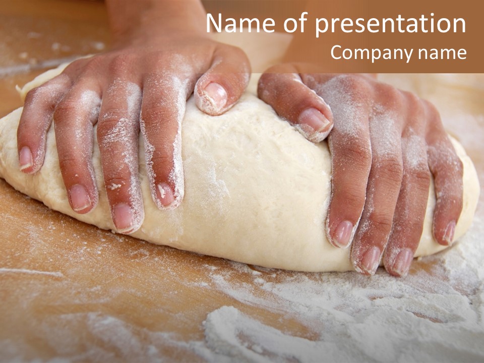 Creativity Hand Cake PowerPoint Template