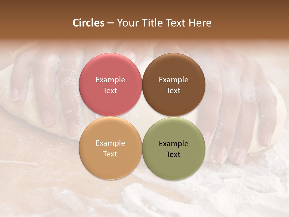 Creativity Hand Cake PowerPoint Template