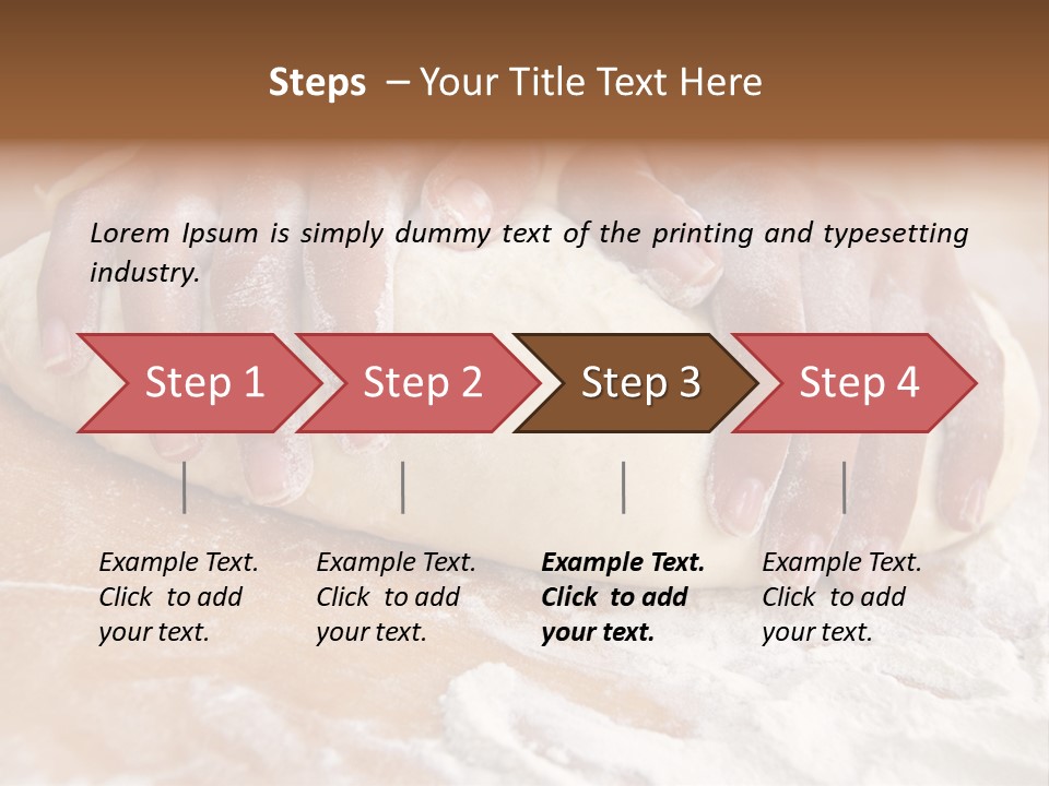Creativity Hand Cake PowerPoint Template