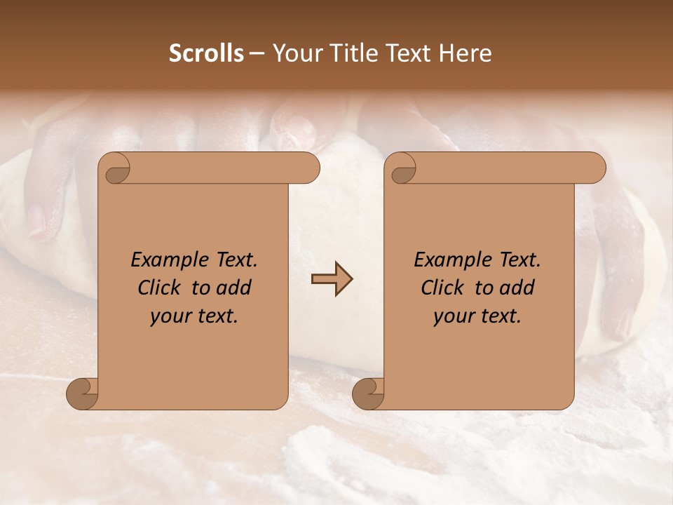 Creativity Hand Cake PowerPoint Template