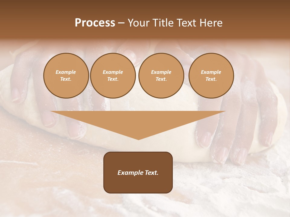 Creativity Hand Cake PowerPoint Template